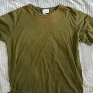Large oversized green tshirt